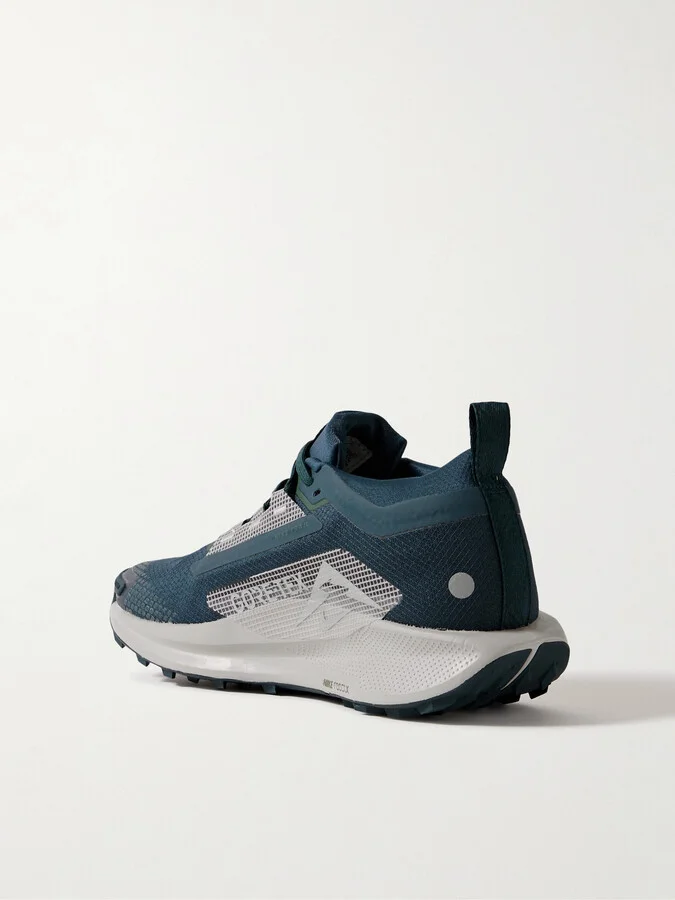 Nike - Pegasus Trail 5 Embroidered Rubber-trimmed Gore-tex Sneakers - Blue - Image 3
