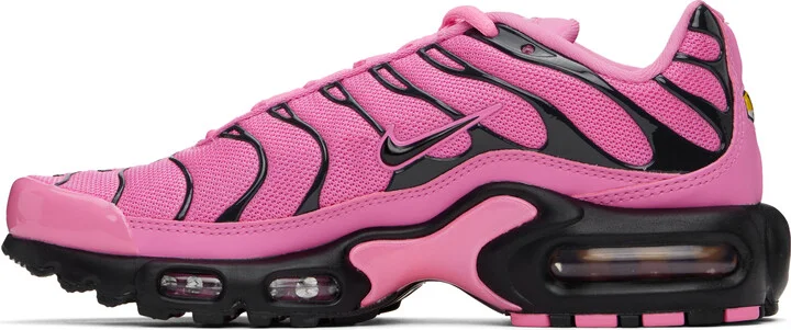Nike Pink & Black Air Max Plus SE Sneakers - Image 3