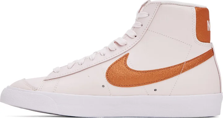 Nike Pink Blazer '77 ESS Mid Sneakers - Image 3