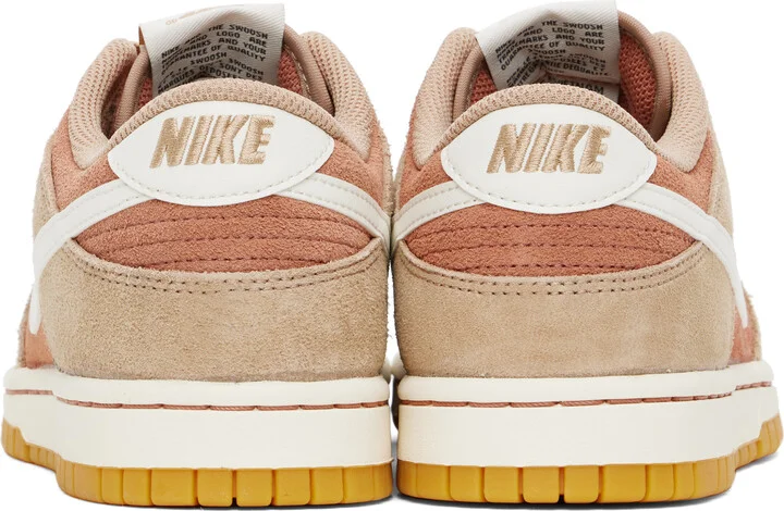 Nike Pink & Brown Dunk Low Retro SE Sneakers - Image 2