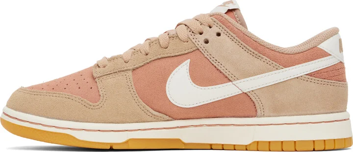 Nike Pink & Brown Dunk Low Retro SE Sneakers - Image 3