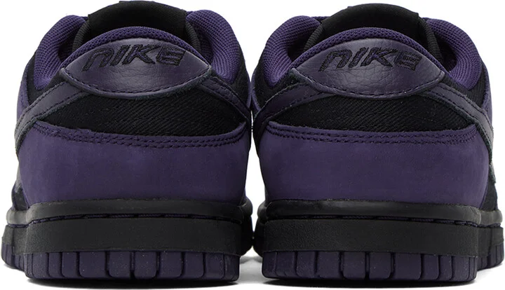 Nike Purple & Black Dunk Low LX Sneakers - Image 2
