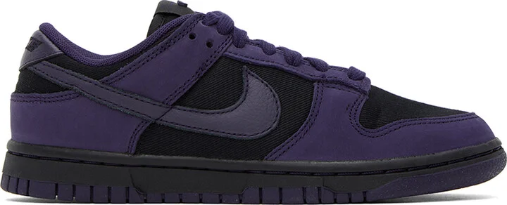 Nike Purple & Black Dunk Low LX Sneakers
