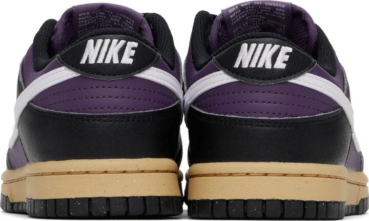 Nike Purple & Black Dunk Low Next Nature Sneakers - Image 2