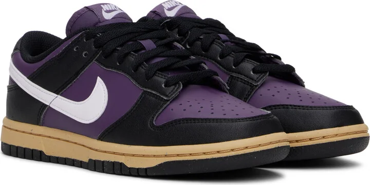 Nike Purple & Black Dunk Low Next Nature Sneakers - Image 4