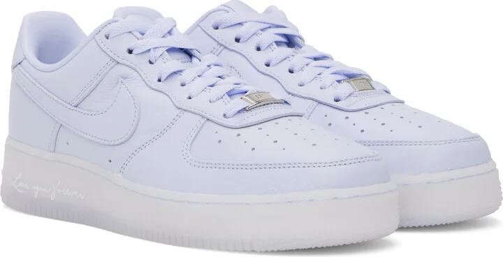 Nike Purple NOCTA Edition Air Force 1 Low Sneakers - Image 4