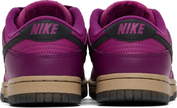 Nike Purple & Pink Dunk Low Sneakers - Image 2