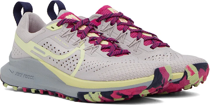 Nike Purple React Pegasus Trail 4 Sneakers - Image 4