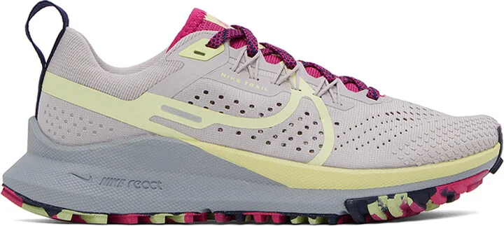 Nike Purple React Pegasus Trail 4 Sneakers