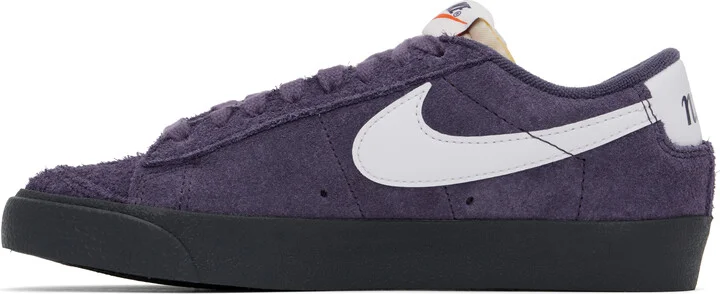 Nike Purple & White Blazer Low '77 Vintage Sneakers - Image 3