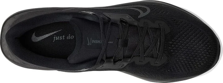 Nike Quest 6 Men's Shoes Black/Dark Smoke Grey : 7 D - Medium, Textile - Image 2