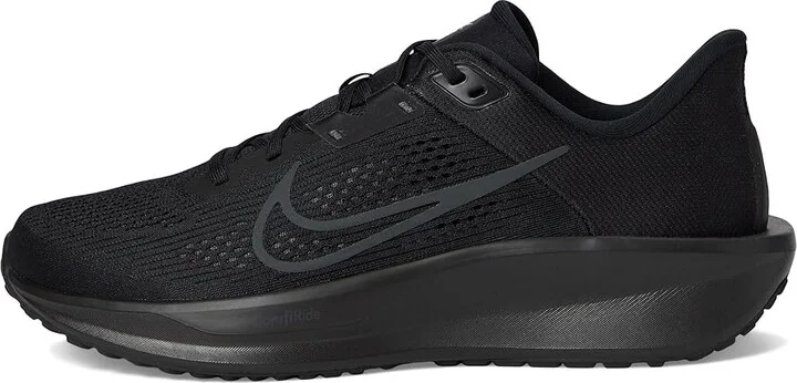 Nike Quest 6 Men's Shoes Black/Dark Smoke Grey : 7 D - Medium, Textile - Image 6