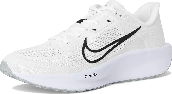 Nike Quest 6 Men's Shoes White/Black/Pure Platinum : 8 D - Medium, Textile - Image 5