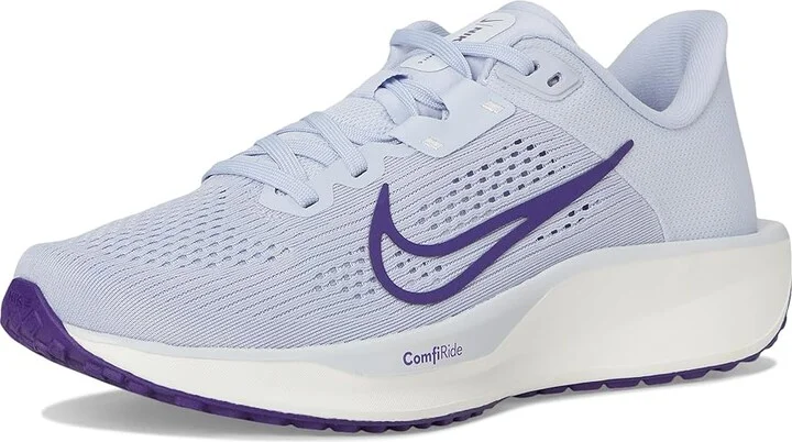 Nike Quest 6 Women's Shoes Ghost/Court Purple/Summit White/Footbal Grey : 7.5 B - Medium, Textile - Image 5