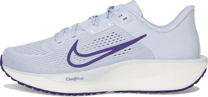 Nike Quest 6 Women's Shoes Ghost/Court Purple/Summit White/Footbal Grey : 7.5 B - Medium, Textile - Image 6