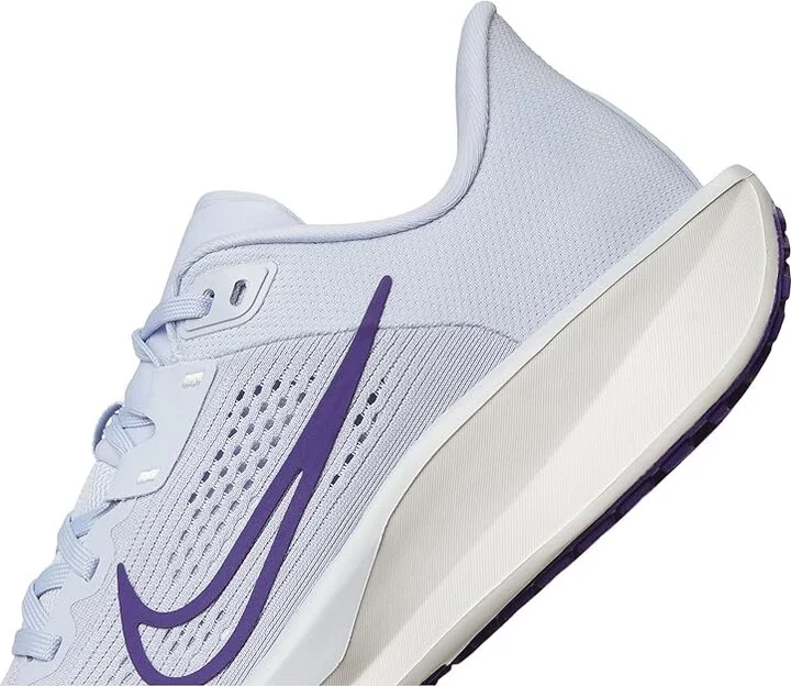 Nike Quest 6 Women's Shoes Ghost/Court Purple/Summit White/Footbal Grey : 7.5 B - Medium, Textile - Image 7