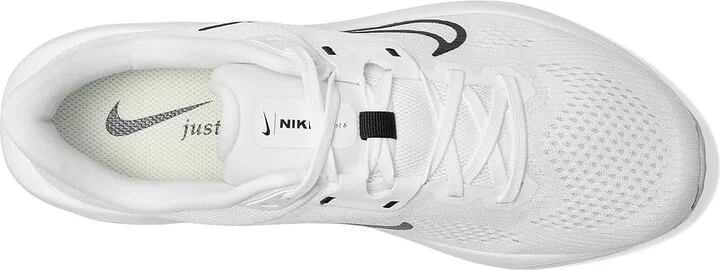 Nike Quest 6 Women's Shoes White/Black/Pure Platinum : 10.5 B - Medium, Textile - Image 2