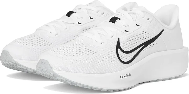 Nike Quest 6 Women's Shoes White/Black/Pure Platinum : 10.5 B - Medium, Textile
