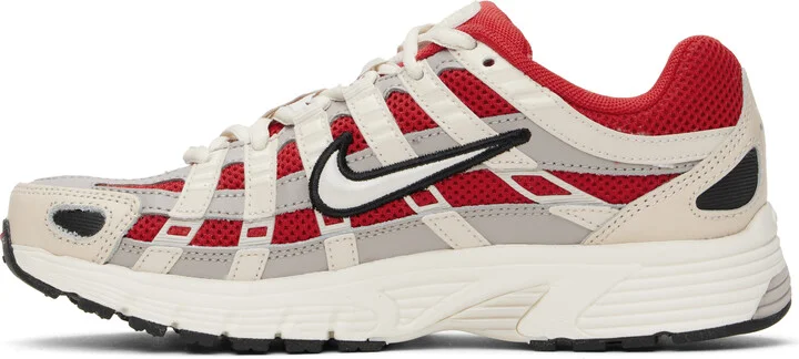 Nike Red & Off-White P-6000 Sneakers - Image 3