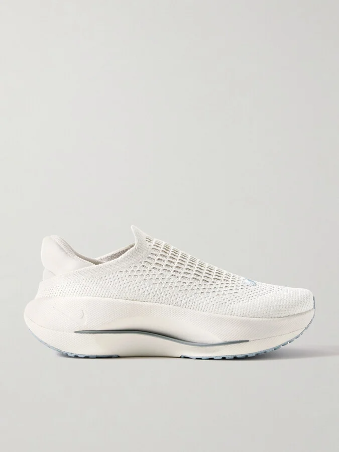 Nike - Reina Easyon Embroidered Flyknit Sneakers - White