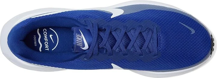 Nike Revolution 8 Men's Shoes Deep Royal Blue/White/World Indigo/Black : 10 D - Medium, Textile - Image 2