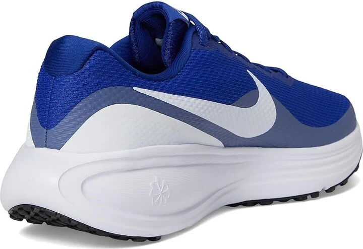 Nike Revolution 8 Men's Shoes Deep Royal Blue/White/World Indigo/Black : 10 D - Medium, Textile - Image 4