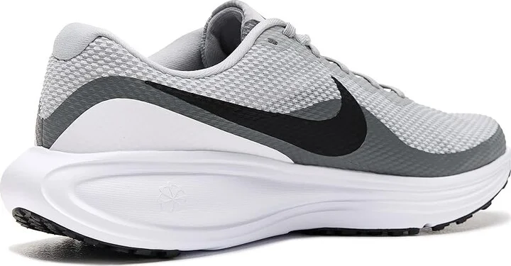 Nike Revolution 8 Men's Shoes Light Smoke Grey/Black/Smoke Grey/White : 8.5 D - Medium, Textile - Image 3