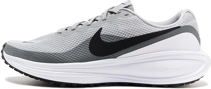 Nike Revolution 8 Men's Shoes Light Smoke Grey/Black/Smoke Grey/White : 8.5 D - Medium, Textile - Image 6