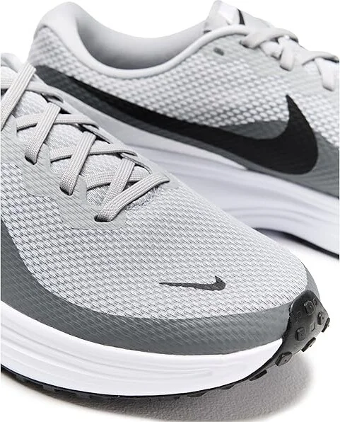 Nike Revolution 8 Men's Shoes Light Smoke Grey/Black/Smoke Grey/White : 8.5 D - Medium, Textile - Image 7