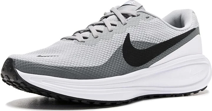 Nike Revolution 8 Men's Shoes Light Smoke Grey/Black/Smoke Grey/White : 8.5 D - Medium, Textile