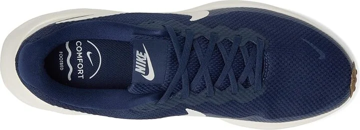 Nike Revolution 8 Men's Shoes Midnight Navy/Sail/Gum Medium Brown : 13 D - Medium, Textile - Image 2
