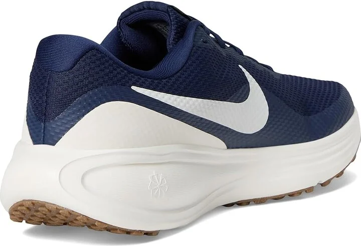 Nike Revolution 8 Men's Shoes Midnight Navy/Sail/Gum Medium Brown : 13 D - Medium, Textile - Image 4