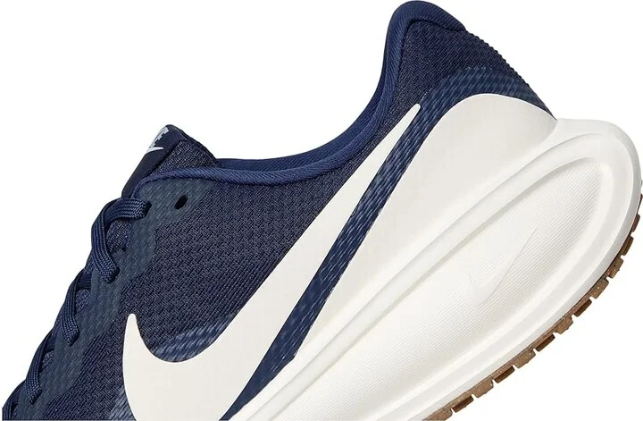 Nike Revolution 8 Men's Shoes Midnight Navy/Sail/Gum Medium Brown : 13 D - Medium, Textile - Image 7