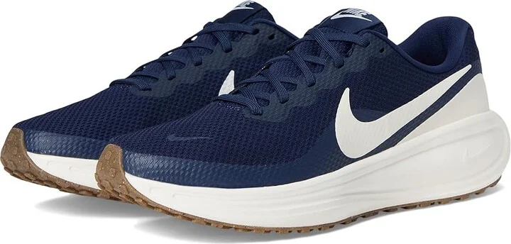 Nike Revolution 8 Men's Shoes Midnight Navy/Sail/Gum Medium Brown : 13 D - Medium, Textile