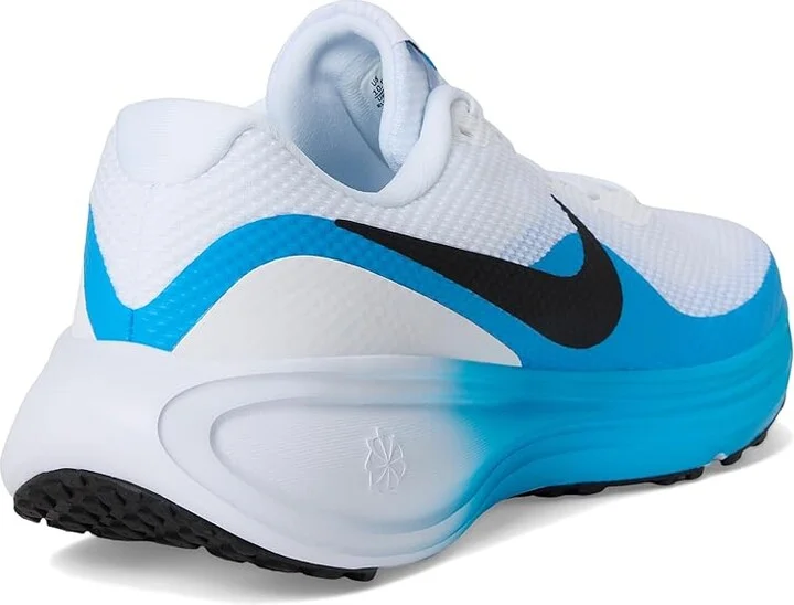 Nike Revolution 8 Men's Shoes White/Black/Blue Hero : 13 D - Medium, Textile - Image 4