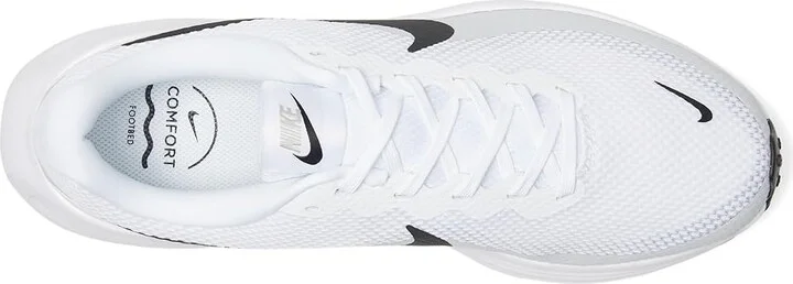 Nike Revolution 8 Men's Shoes White/Black/Pure Platinum : 8.5 D - Medium, Textile - Image 2