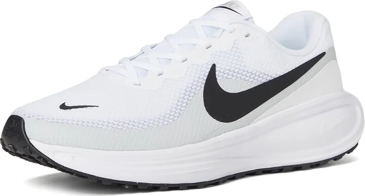 Nike Revolution 8 Men's Shoes White/Black/Pure Platinum : 8.5 D - Medium, Textile - Image 5