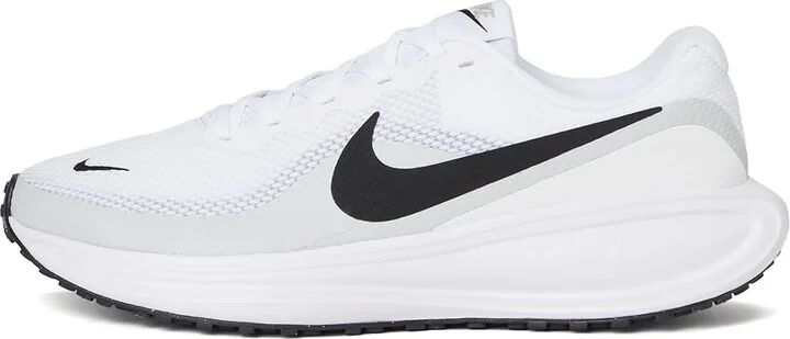 Nike Revolution 8 Men's Shoes White/Black/Pure Platinum : 8.5 D - Medium, Textile - Image 6