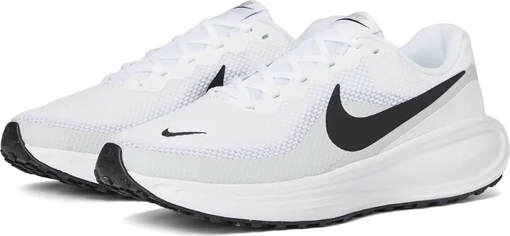 Nike Revolution 8 Men's Shoes White/Black/Pure Platinum : 8.5 D - Medium, Textile
