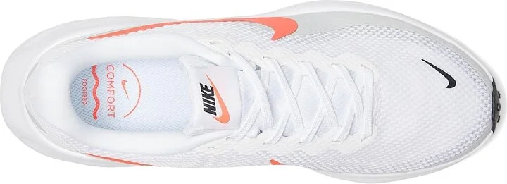 Nike Revolution 8 Men's Shoes White/Bright Crimson/Pure Platinum/Black : 7 EE - Wide, Textile - Image 2