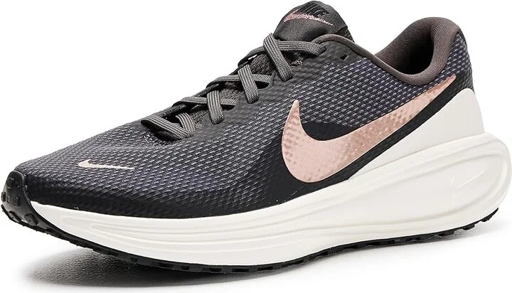 Nike Revolution 8 Women's Shoes Medium Ash/Metallic Red Bronze/Black/Sail : 7 B - Medium, Synthetic