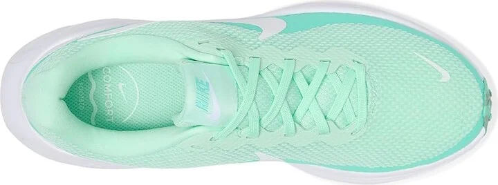 Nike Revolution 8 Women's Shoes Mint Foam/Cannon/Bleached Turquoise : 9 B - Medium, Synthetic - Image 2