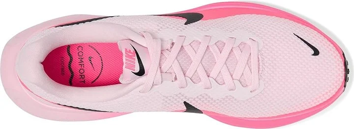 Nike Revolution 8 Women's Shoes Pink Foam/Black/Hyper Pink : 11.5 B - Medium, Synthetic - Image 2
