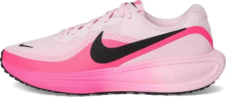 Nike Revolution 8 Women's Shoes Pink Foam/Black/Hyper Pink : 11.5 B - Medium, Synthetic - Image 6