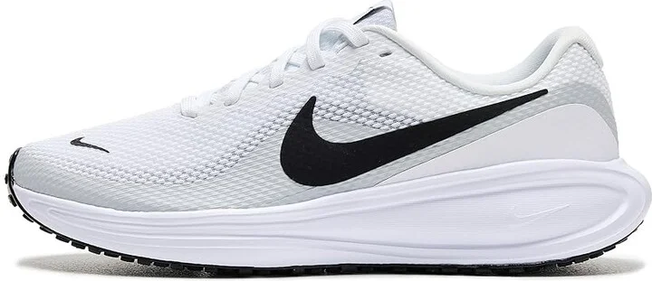Nike Revolution 8 Women's Shoes White/Black/Pure Platinum : 8.5 B - Medium, Synthetic - Image 6