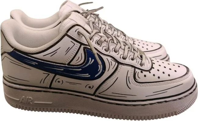 Nike Round Toe Lace-Up Sneakers