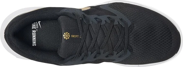 Nike Run Swift 3 Men's Shoes Black/Metallic Gold/Anthracite/White : 7.5 M, Synthetic - Image 2