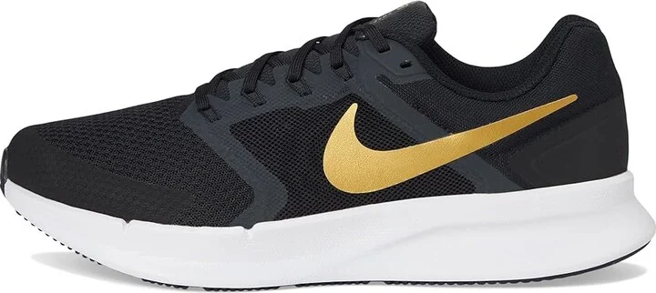 Nike Run Swift 3 Men's Shoes Black/Metallic Gold/Anthracite/White : 7.5 M, Synthetic - Image 6