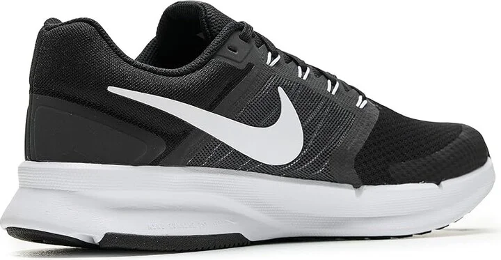 Nike Run Swift 3 Men's Shoes Black/White/Dark Smoke Grey : 8 W, Synthetic - Image 3