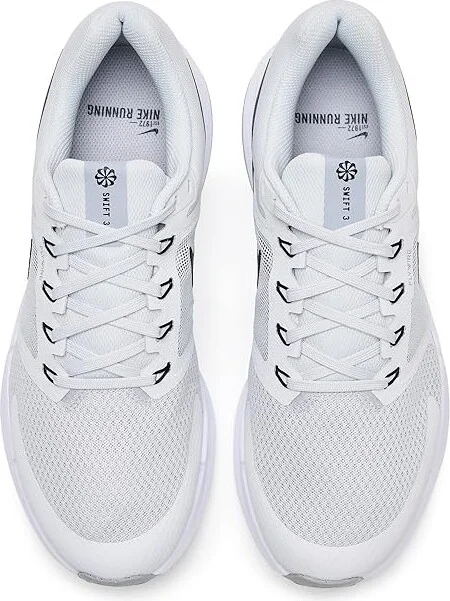 Nike Run Swift 3 Men's Shoes Photon Dust/Black/White/Wolf Grey : 8.5 W, Synthetic - Image 2